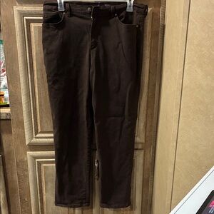 Gloria Vanderbilt Women's Straight Leg Jeans - Dark Brown